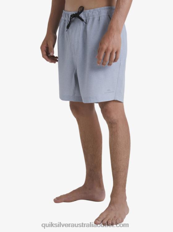 Quiksilver Men Waterman After Surf Stretch 20 Amphibian Boardshorts H2N4B955 light grey heather