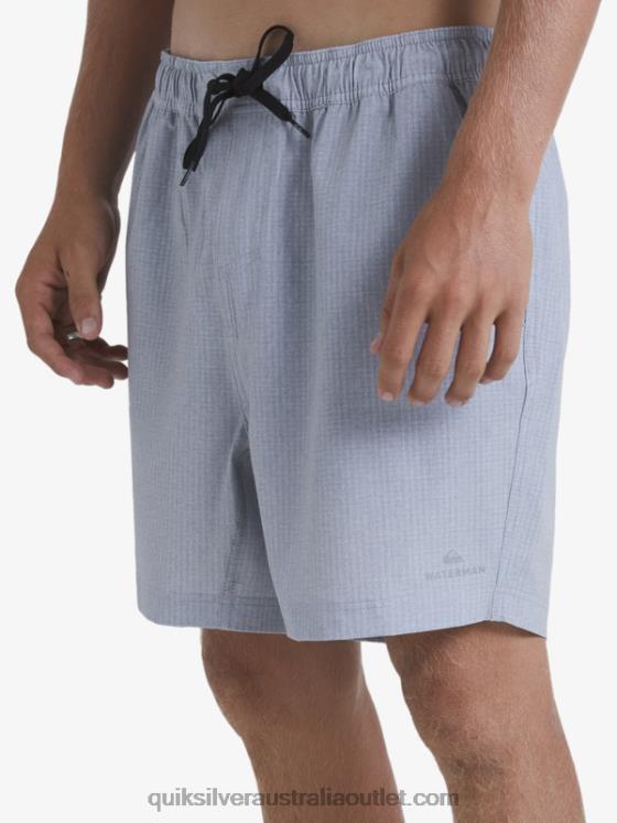 Quiksilver Men Waterman After Surf Stretch 20 Amphibian Boardshorts H2N4B955 light grey heather