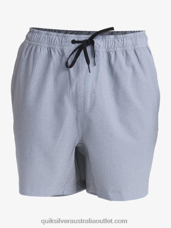 Quiksilver Men Waterman After Surf Stretch 20 Amphibian Boardshorts H2N4B955 light grey heather