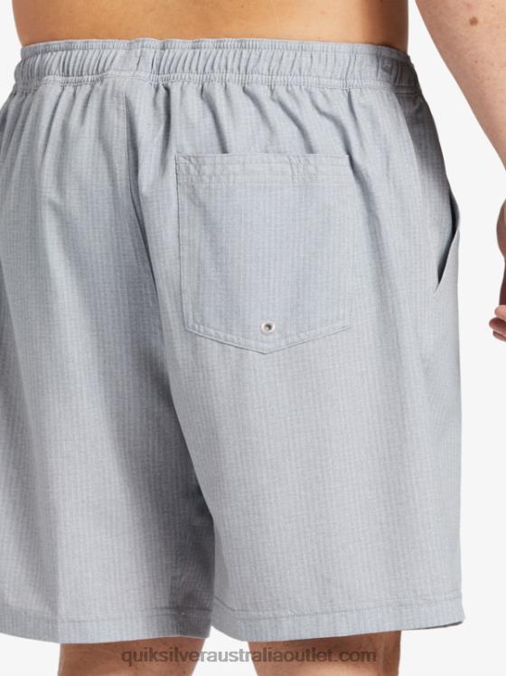 Quiksilver Men Waterman After Surf Stretch 20 Amphibian Boardshorts H2N4B955 light grey heather