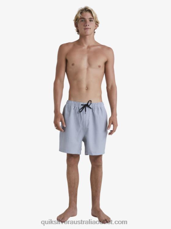 Quiksilver Men Waterman After Surf Stretch 20 Amphibian Boardshorts H2N4B955 light grey heather