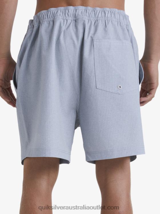 Quiksilver Men Waterman After Surf Stretch 20 Amphibian Boardshorts H2N4B955 light grey heather