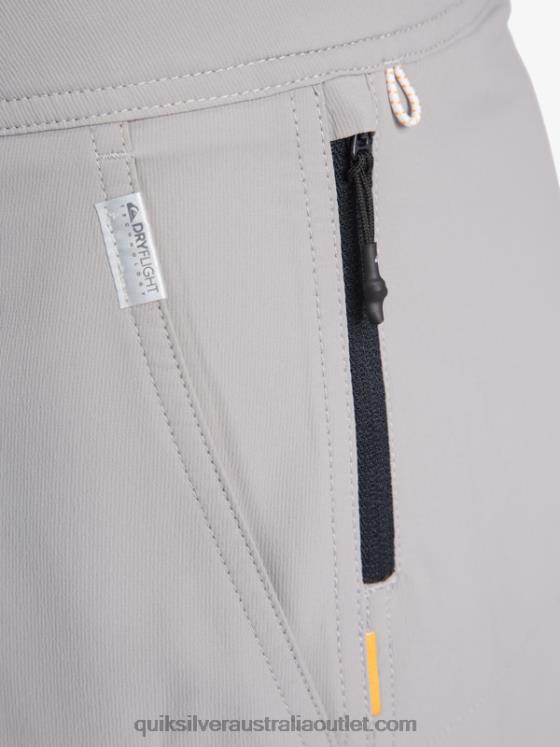 Quiksilver Men Waterman Azimuth Amphibian 18 Shorts H2N4B789 steeple grey