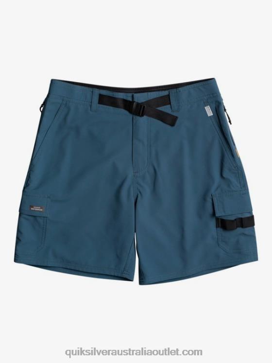 Quiksilver Men Waterman Azimuth Amphibian 18 Shorts H2N4B790 midnight navy