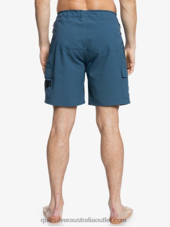 Quiksilver Men Waterman Azimuth Amphibian 18 Shorts H2N4B790 midnight navy