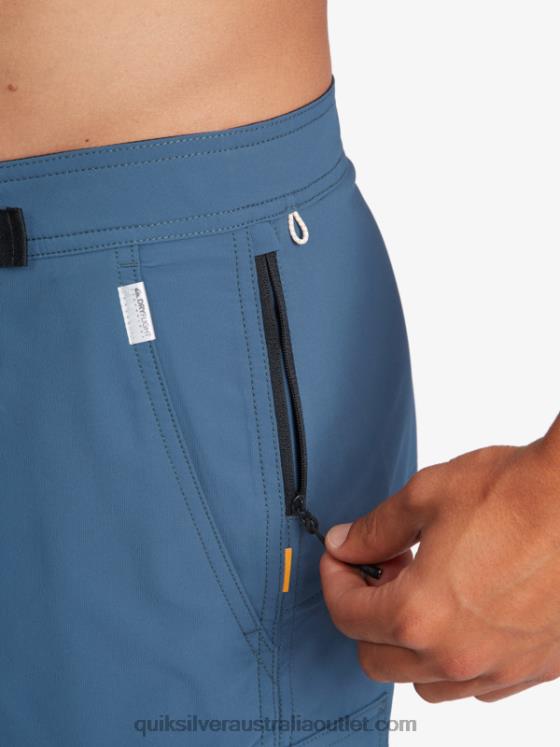 Quiksilver Men Waterman Azimuth Amphibian 18 Shorts H2N4B790 midnight navy