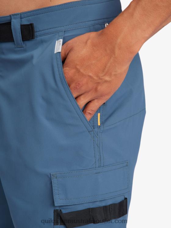 Quiksilver Men Waterman Azimuth Amphibian 18 Shorts H2N4B790 midnight navy