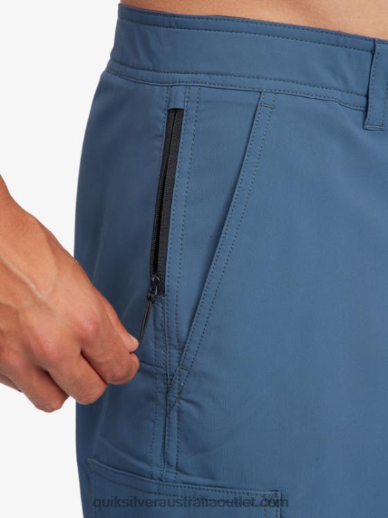 Quiksilver Men Waterman Azimuth Amphibian 18 Shorts H2N4B790 midnight navy
