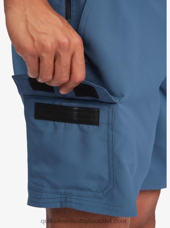 Quiksilver Men Waterman Azimuth Amphibian 18 Shorts H2N4B790 midnight navy