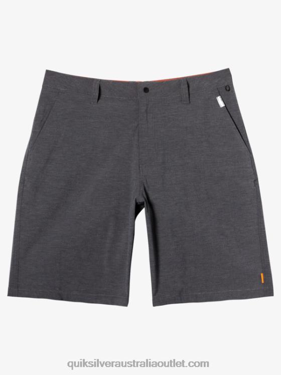 Quiksilver Men Waterman Backwater 20 Amphibian Boardshorts H2N4B774 black