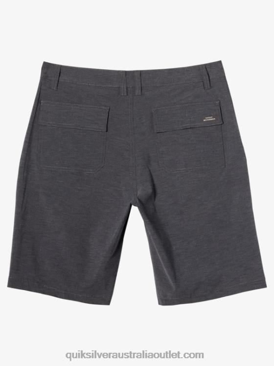 Quiksilver Men Waterman Backwater 20 Amphibian Boardshorts H2N4B774 black