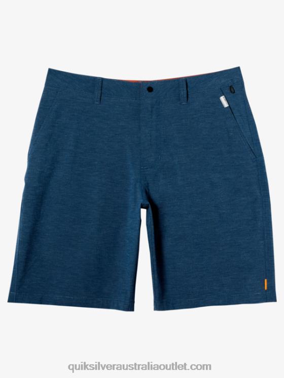 Quiksilver Men Waterman Backwater 20 Amphibian Boardshorts H2N4B775 ensign blue