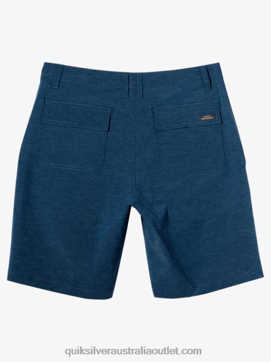 Quiksilver Men Waterman Backwater 20 Amphibian Boardshorts H2N4B775 ensign blue