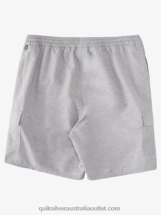 Quiksilver Men Waterman Balance 18 Volleys H2N4B909 heather grey