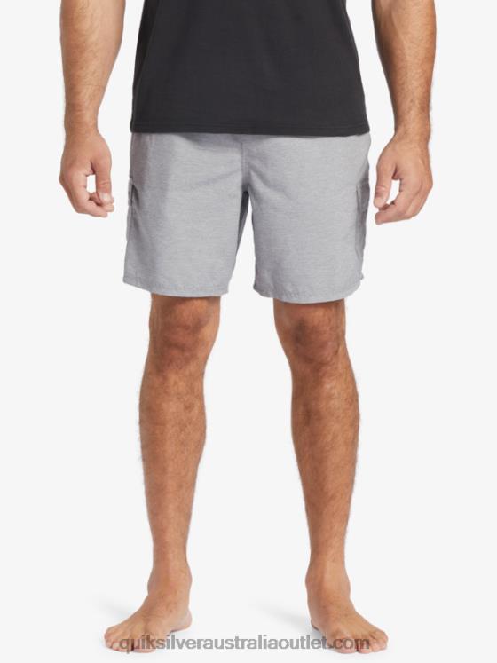 Quiksilver Men Waterman Balance 18 Volleys H2N4B909 heather grey