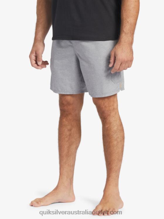 Quiksilver Men Waterman Balance 18 Volleys H2N4B909 heather grey