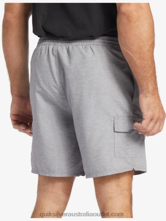 Quiksilver Men Waterman Balance 18 Volleys H2N4B909 heather grey