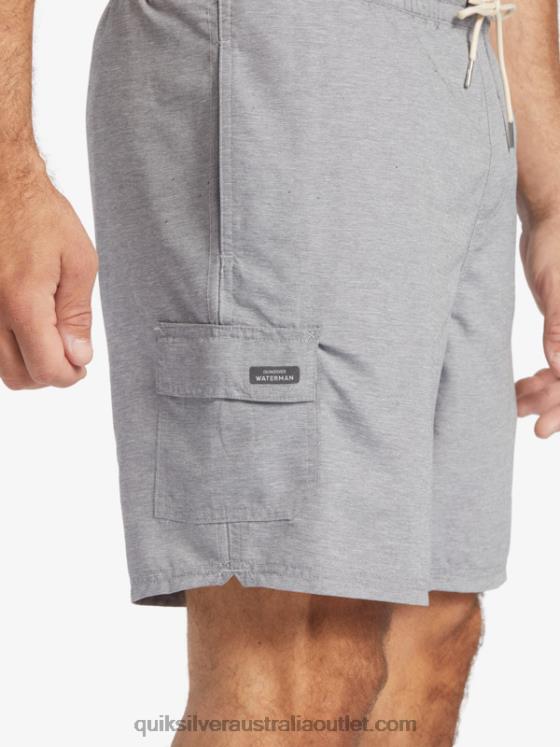 Quiksilver Men Waterman Balance 18 Volleys H2N4B909 heather grey