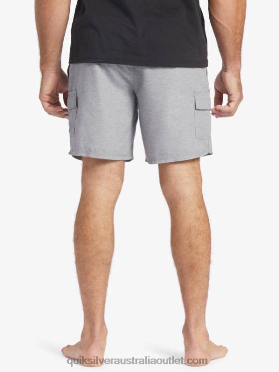 Quiksilver Men Waterman Balance 18 Volleys H2N4B909 heather grey