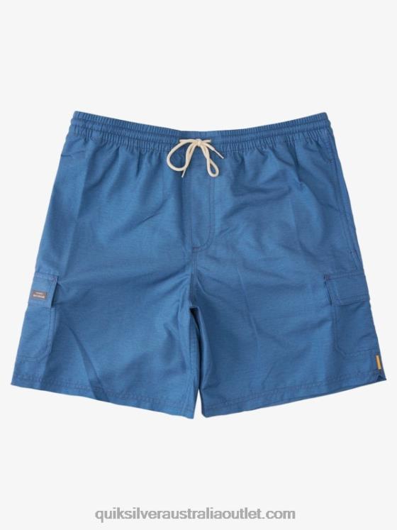 Quiksilver Men Waterman Balance 18 Volleys H2N4B911 ensign blue heather