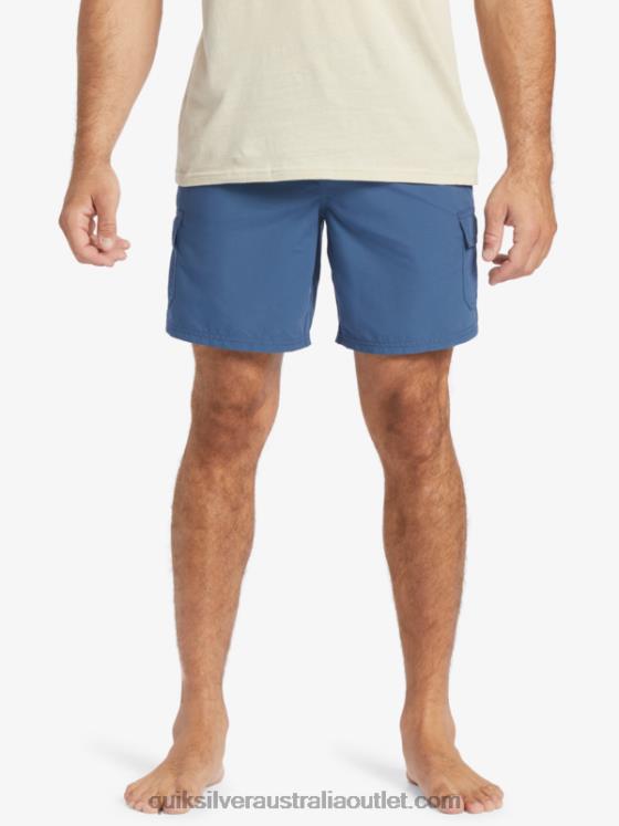 Quiksilver Men Waterman Balance 18 Volleys H2N4B911 ensign blue heather