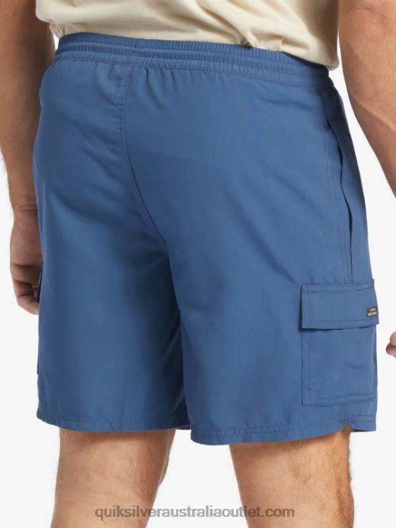 Quiksilver Men Waterman Balance 18 Volleys H2N4B911 ensign blue heather