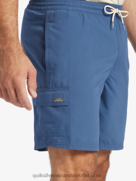 Quiksilver Men Waterman Balance 18 Volleys H2N4B911 ensign blue heather