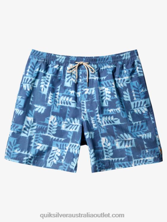 Quiksilver Men Waterman Canoes Reef 17 Volleys H2N4B547 ensign blue canoe