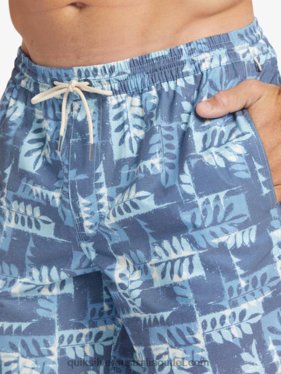 Quiksilver Men Waterman Canoes Reef 17 Volleys H2N4B547 ensign blue canoe