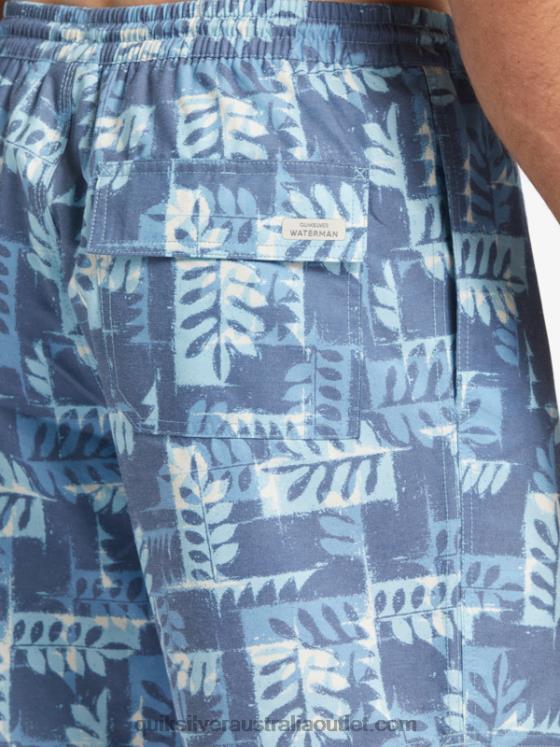 Quiksilver Men Waterman Canoes Reef 17 Volleys H2N4B547 ensign blue canoe