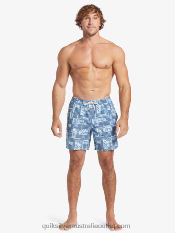 Quiksilver Men Waterman Canoes Reef 17 Volleys H2N4B547 ensign blue canoe