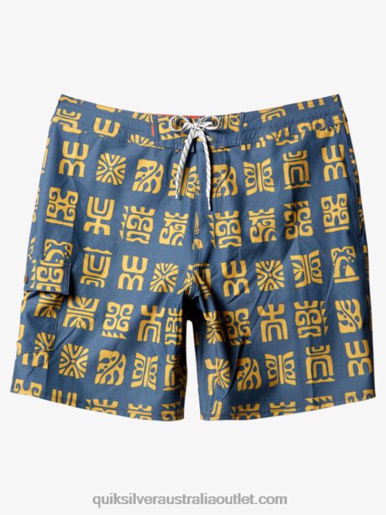 Quiksilver Men Waterman Channel Paddle 20 Boardshorts H2N4B639 ensign blue channel paddle bs
