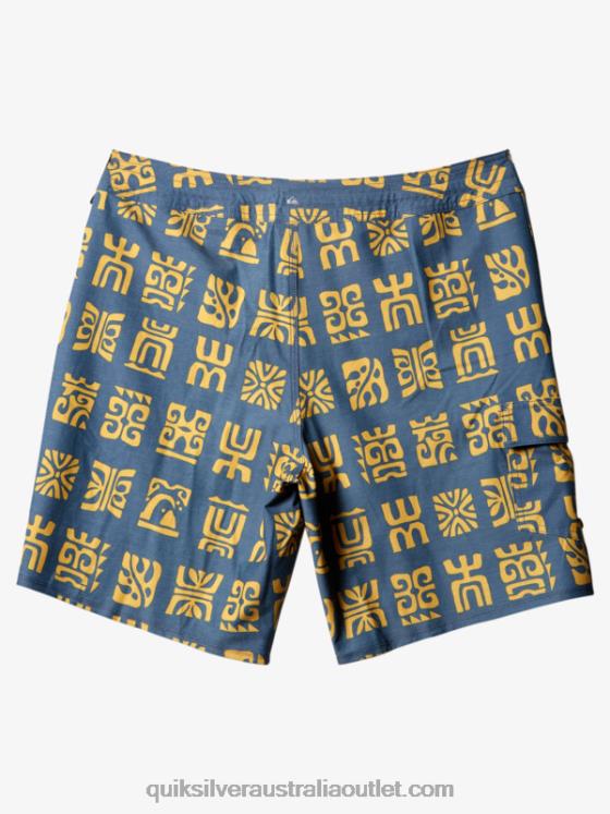 Quiksilver Men Waterman Channel Paddle 20 Boardshorts H2N4B639 ensign blue channel paddle bs