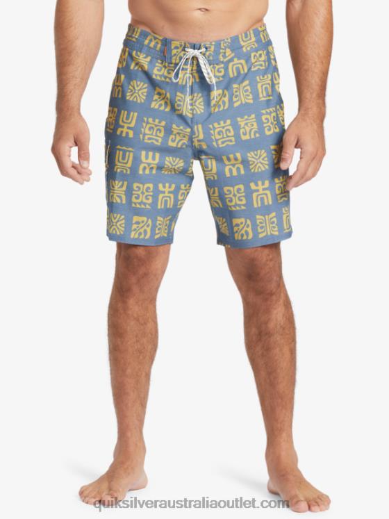 Quiksilver Men Waterman Channel Paddle 20 Boardshorts H2N4B639 ensign blue channel paddle bs