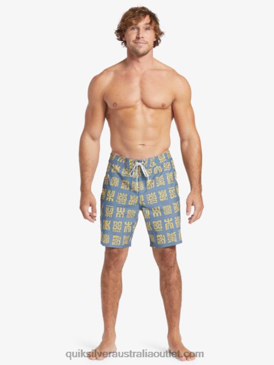 Quiksilver Men Waterman Channel Paddle 20 Boardshorts H2N4B639 ensign blue channel paddle bs