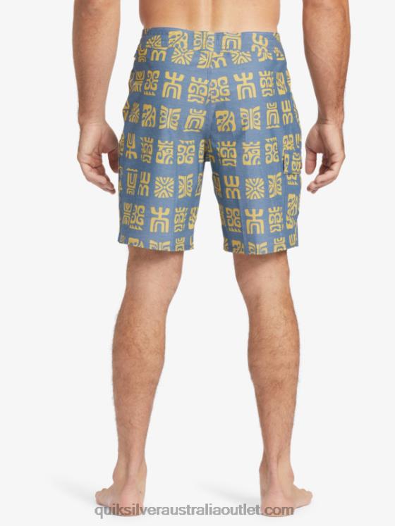 Quiksilver Men Waterman Channel Paddle 20 Boardshorts H2N4B639 ensign blue channel paddle bs