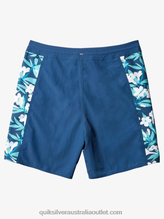 Quiksilver Men Waterman Cliffside Solid 19 Boardshorts H2N4B416 ensign blue