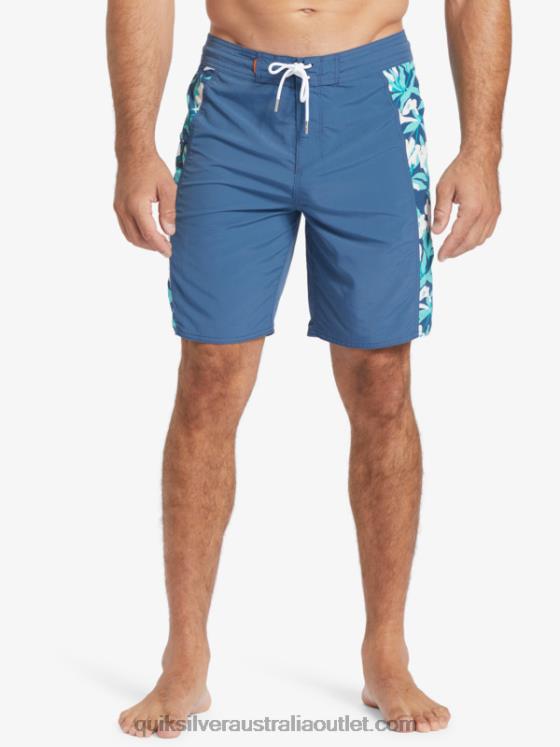 Quiksilver Men Waterman Cliffside Solid 19 Boardshorts H2N4B416 ensign blue