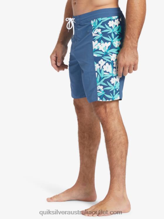 Quiksilver Men Waterman Cliffside Solid 19 Boardshorts H2N4B416 ensign blue