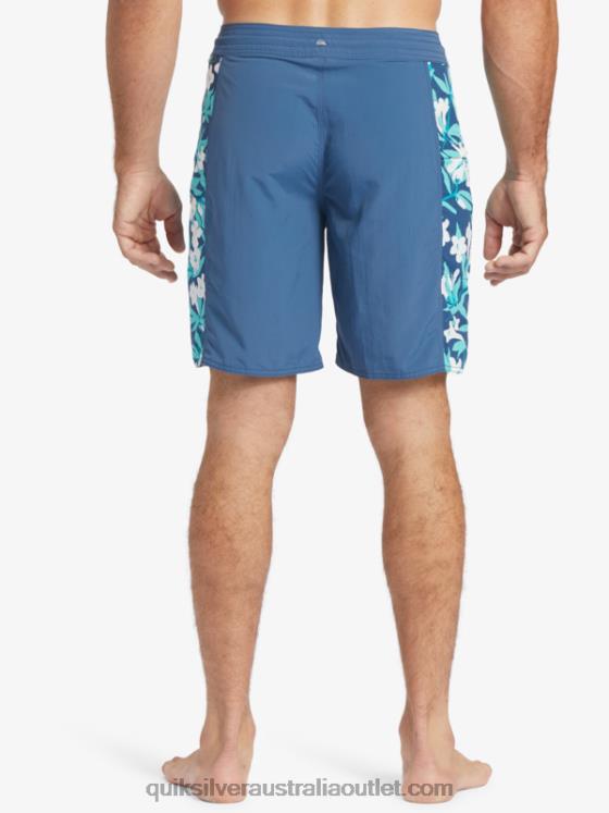 Quiksilver Men Waterman Cliffside Solid 19 Boardshorts H2N4B416 ensign blue