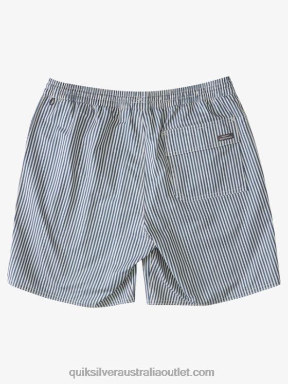 Quiksilver Men Waterman Deck Stripe 19 Volleys H2N4B1842 ensign blue deck stripe