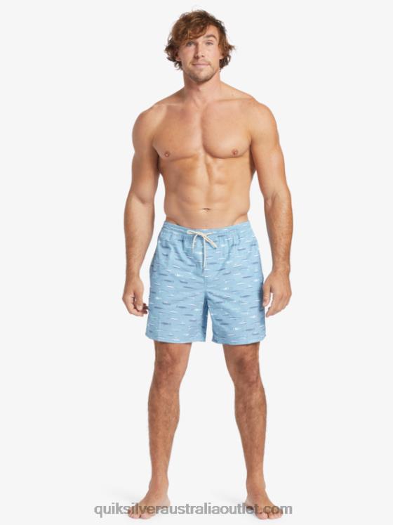 Quiksilver Men Waterman Drag Week 17 Volleys H2N4B544 dusk blue drag week