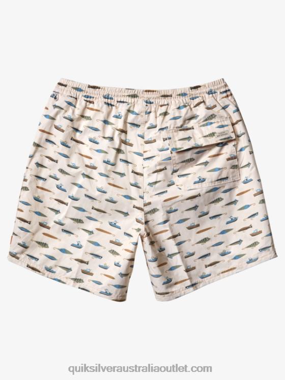 Quiksilver Men Waterman Drag Week 17 Volleys H2N4B545 tea drag week v