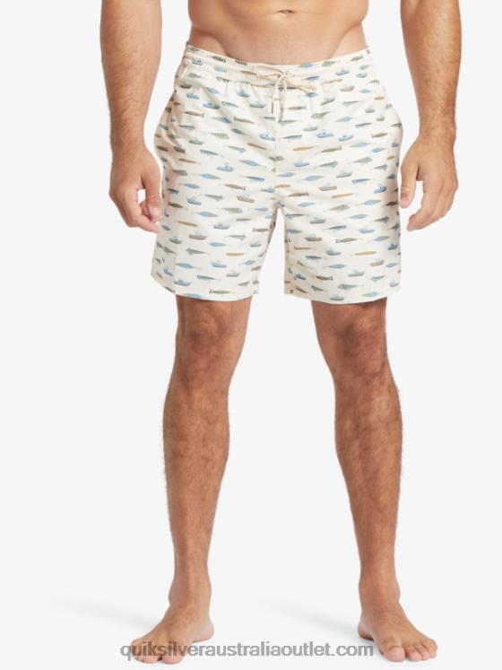 Quiksilver Men Waterman Drag Week 17 Volleys H2N4B545 tea drag week v