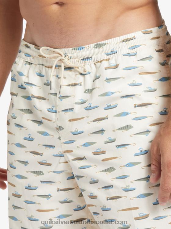 Quiksilver Men Waterman Drag Week 17 Volleys H2N4B545 tea drag week v