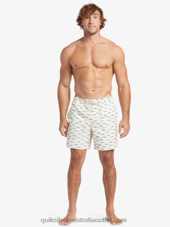 Quiksilver Men Waterman Drag Week 17 Volleys H2N4B545 tea drag week v