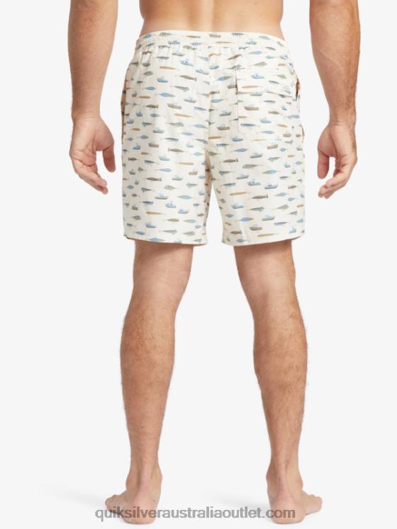 Quiksilver Men Waterman Drag Week 17 Volleys H2N4B545 tea drag week v