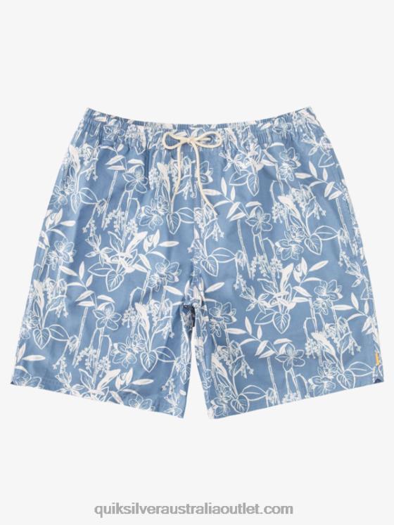 Quiksilver Men Waterman Loose Ways 17 Volleys H2N4B940 ensign blue loose ways vy