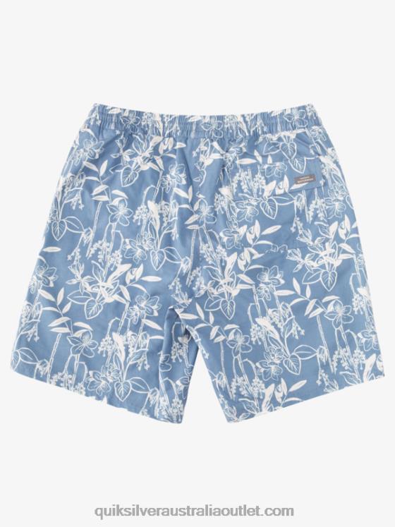 Quiksilver Men Waterman Loose Ways 17 Volleys H2N4B940 ensign blue loose ways vy