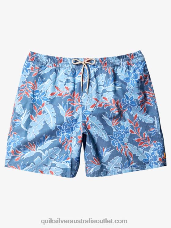 Quiksilver Men Waterman Perfect Feel 17 Volleys H2N4B407 ensign blue perfect feel v